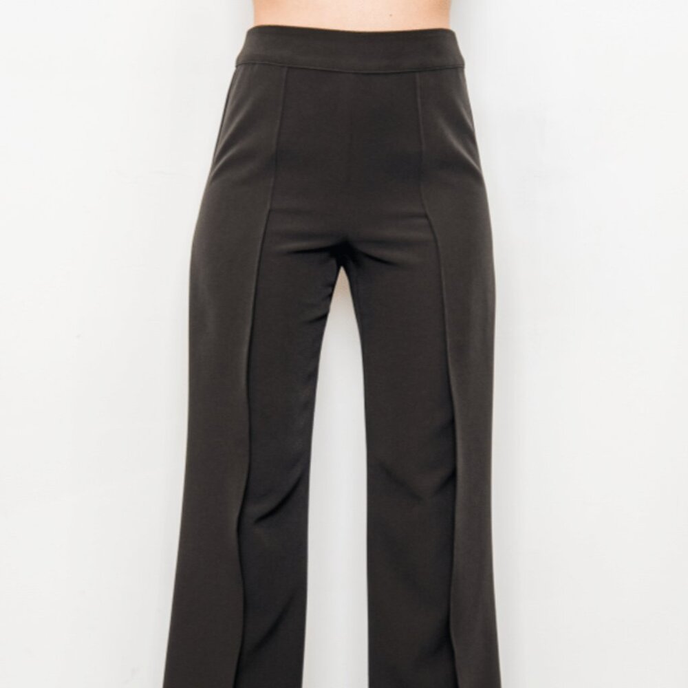 Black Overlay Pants - Posh Couture